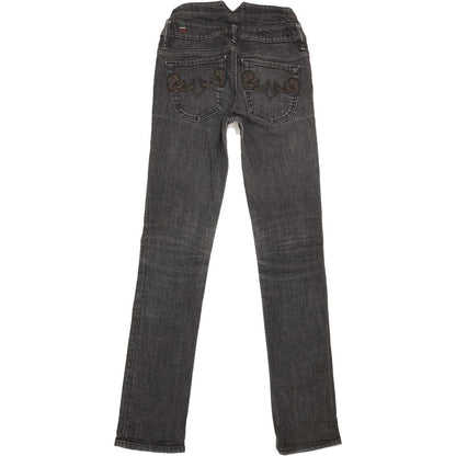 Diesel Liv Special Women Charcoal Straight Slim Stretch Jeans W27 L32