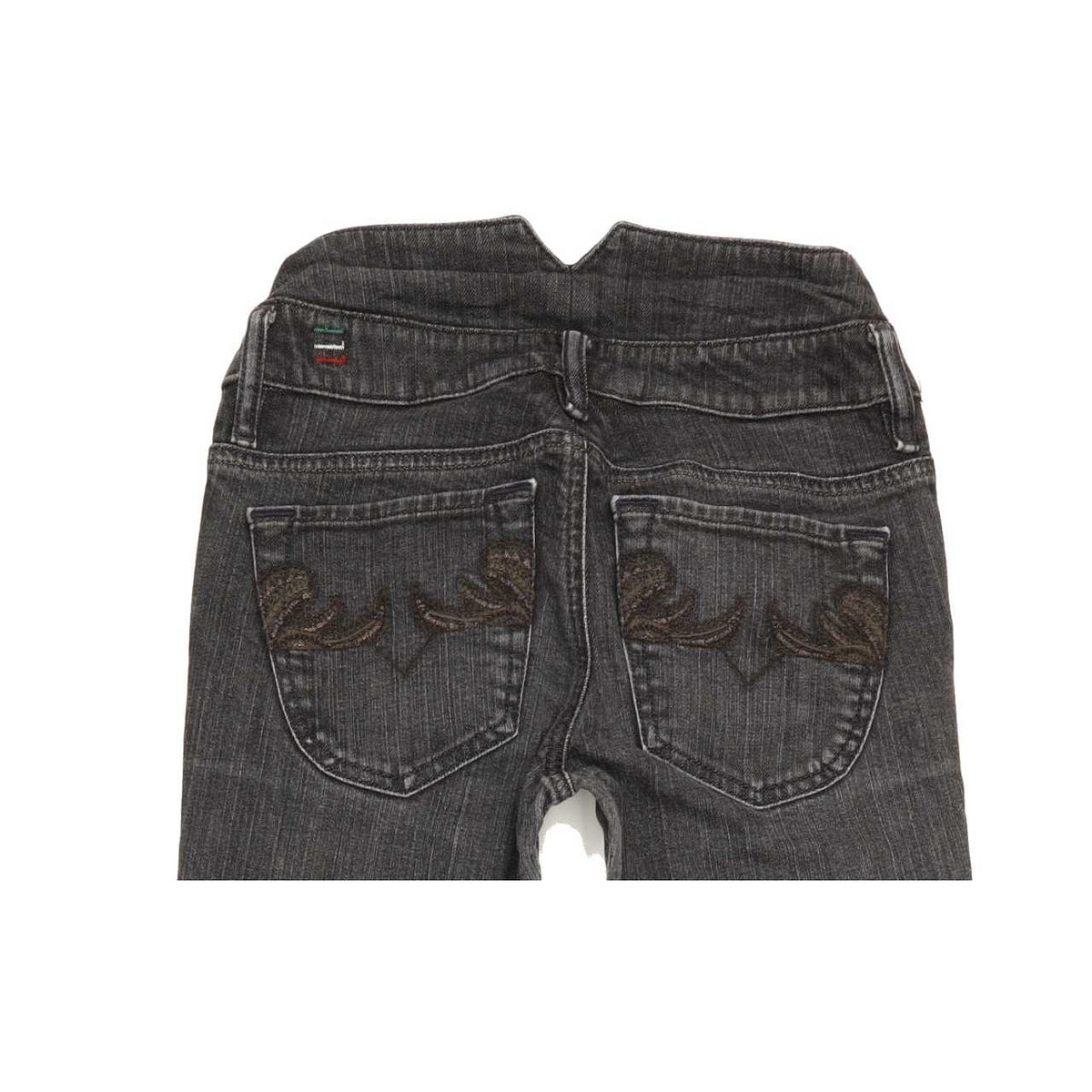 Diesel Liv Special Women Charcoal Straight Slim Stretch Jeans W27 L32