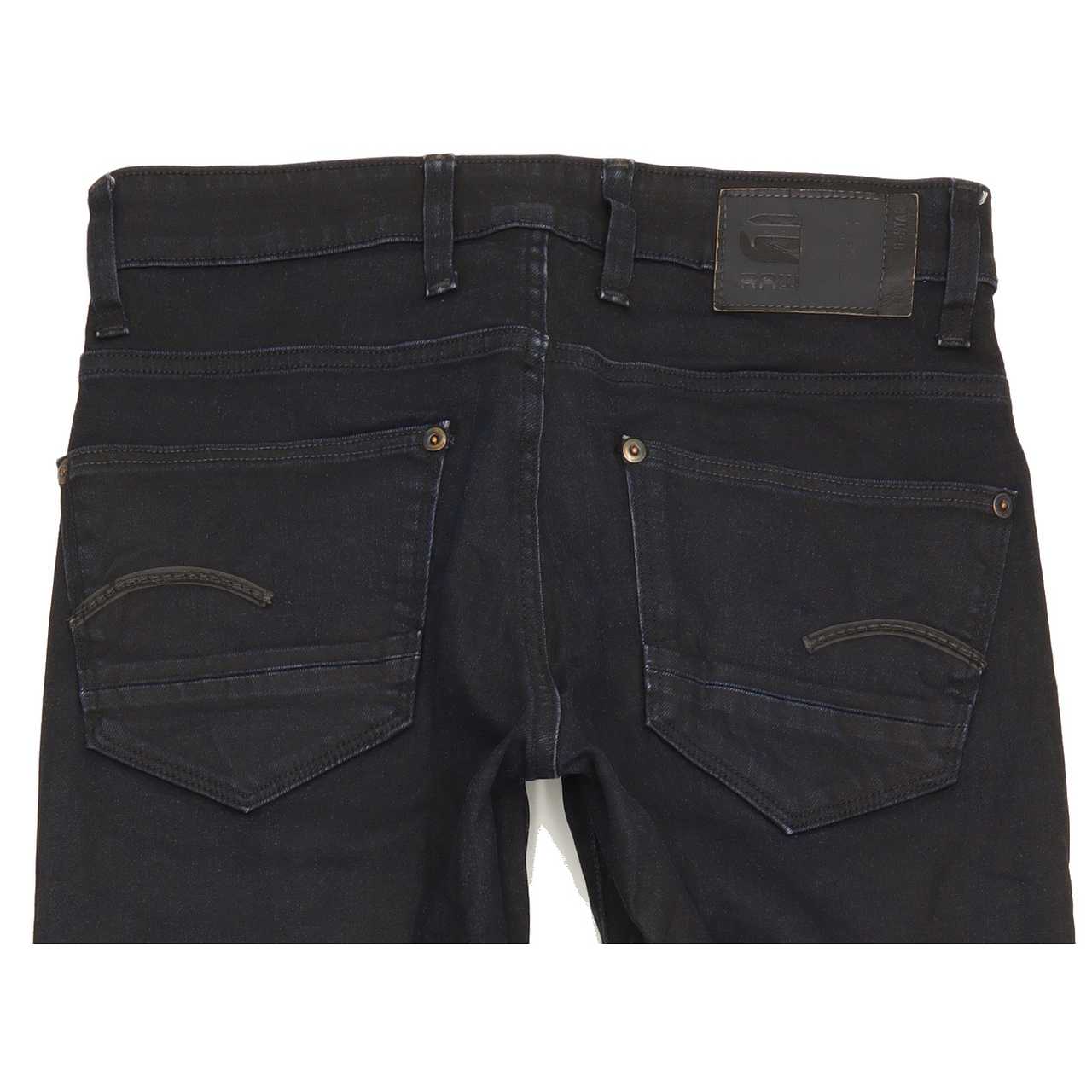 G-Star Revend Men Navy Straight Slim Stretch Jeans W30 L29