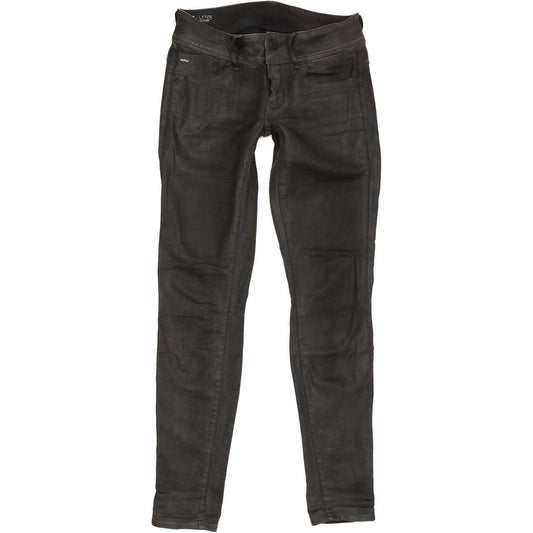 G-Star Lynn Mid Women Grey Skinny Slim Stretch Jeans W29 L32