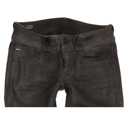 G-Star Lynn Mid Women Grey Skinny Slim Stretch Jeans W29 L32