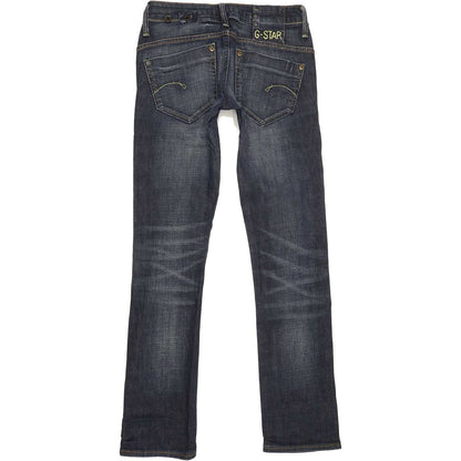 G-Star Midge Women Blue Straight Slim Stretch Jeans W26 L31
