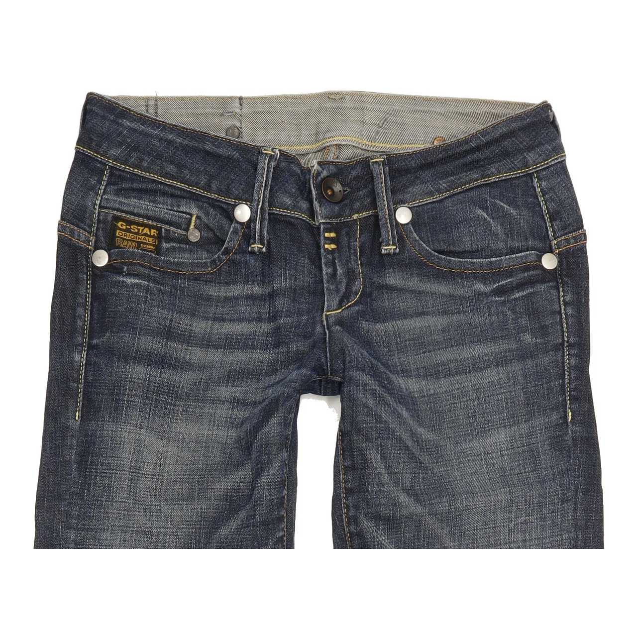 G-Star Midge Women Blue Straight Slim Stretch Jeans W26 L31
