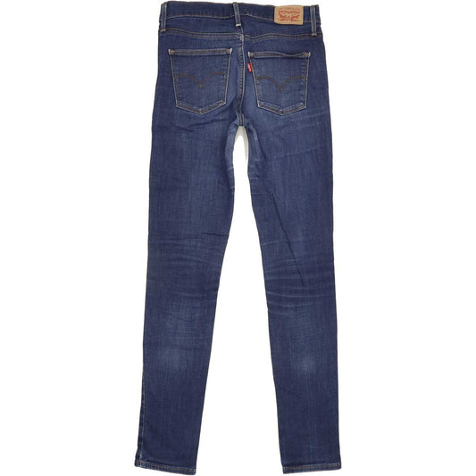Levi's Slimming Women Blue Skinny Regular Stretch Jeans W28 L31