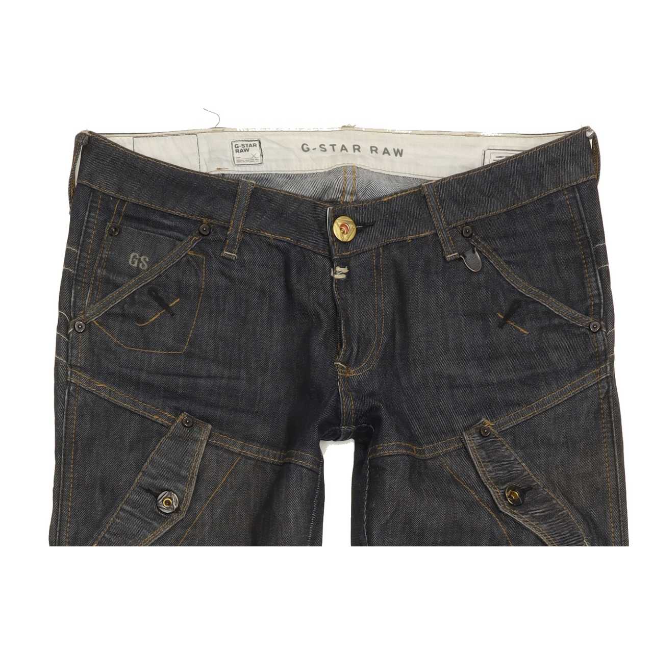 G-Star Men Blue Straight Regular Jeans W28 L31