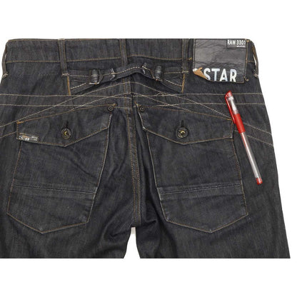 G-Star Men Blue Straight Regular Jeans W28 L31