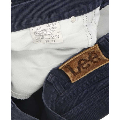 Lee St Louis Men Navy Straight Regular Jeans W37 L32