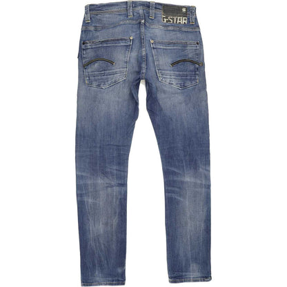 G-Star Defend Men Blue Straight Slim Stretch Jeans W30 L30