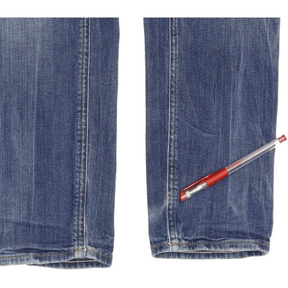 G-Star Defend Men Blue Straight Slim Stretch Jeans W30 L30