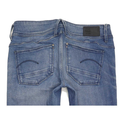 G-Star Lynn Mid Women Blue Skinny Slim Stretch Jeans W28 L32