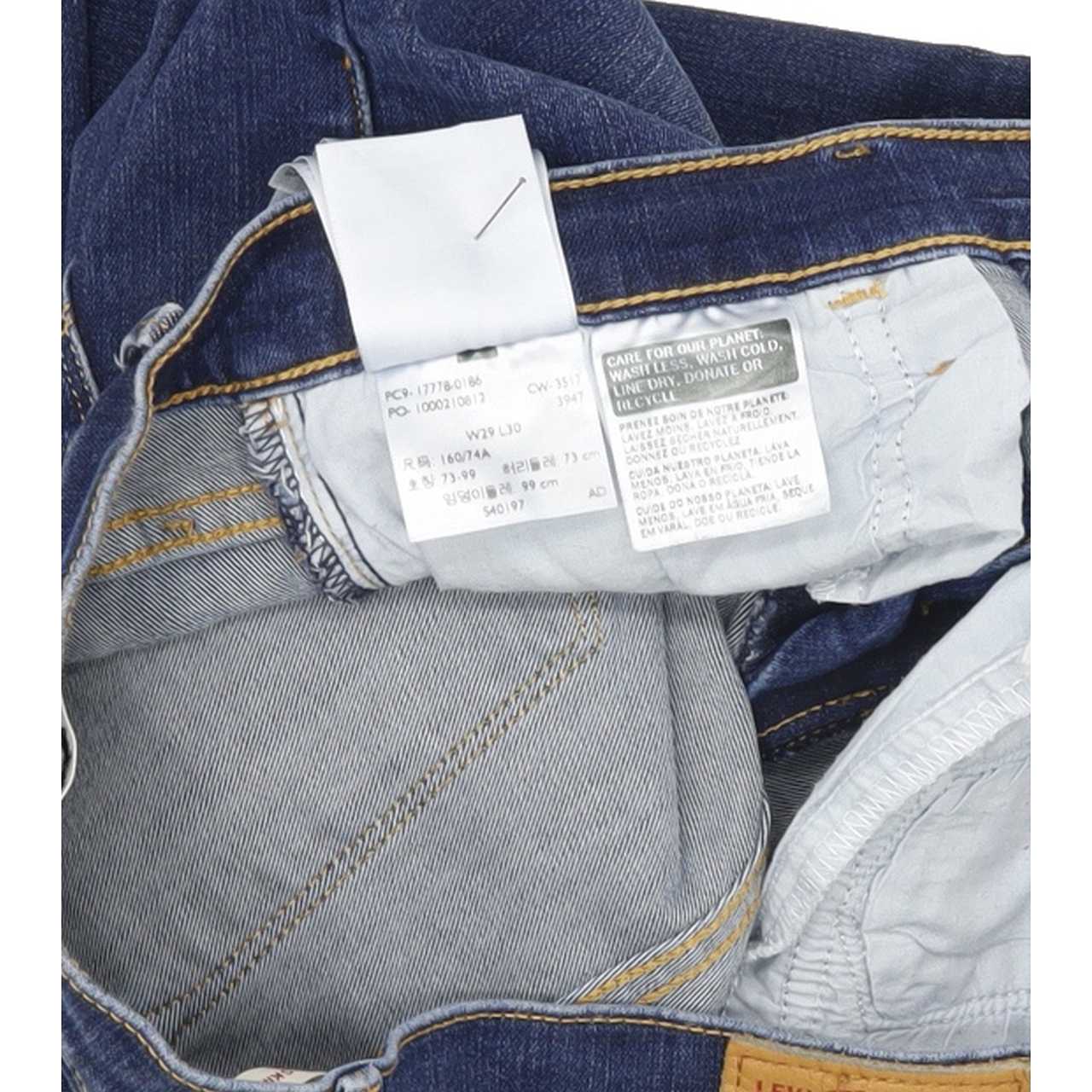 Levi's 710 Women Blue Skinny Regular Stretch Jeans W29 L30