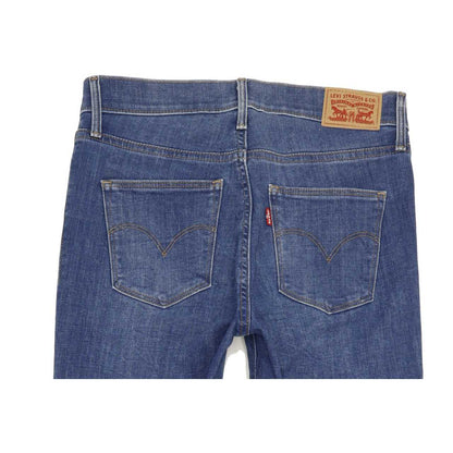 Levi's Slimming Women Blue Straight Regular Stretch Jeans W28 L32
