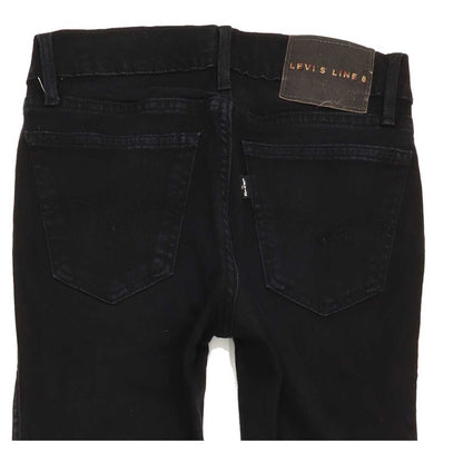 Levi's Line 8 Women Black Skinny Regular Stretch Jeans W24 L29