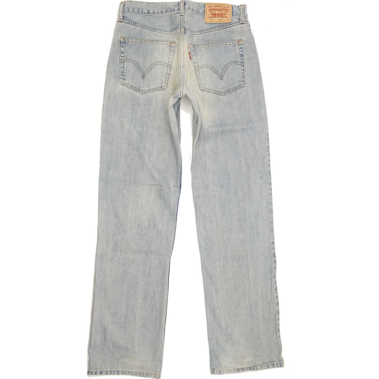 Levi's 511 Men Blue Straight Slim Jeans W32 L34
