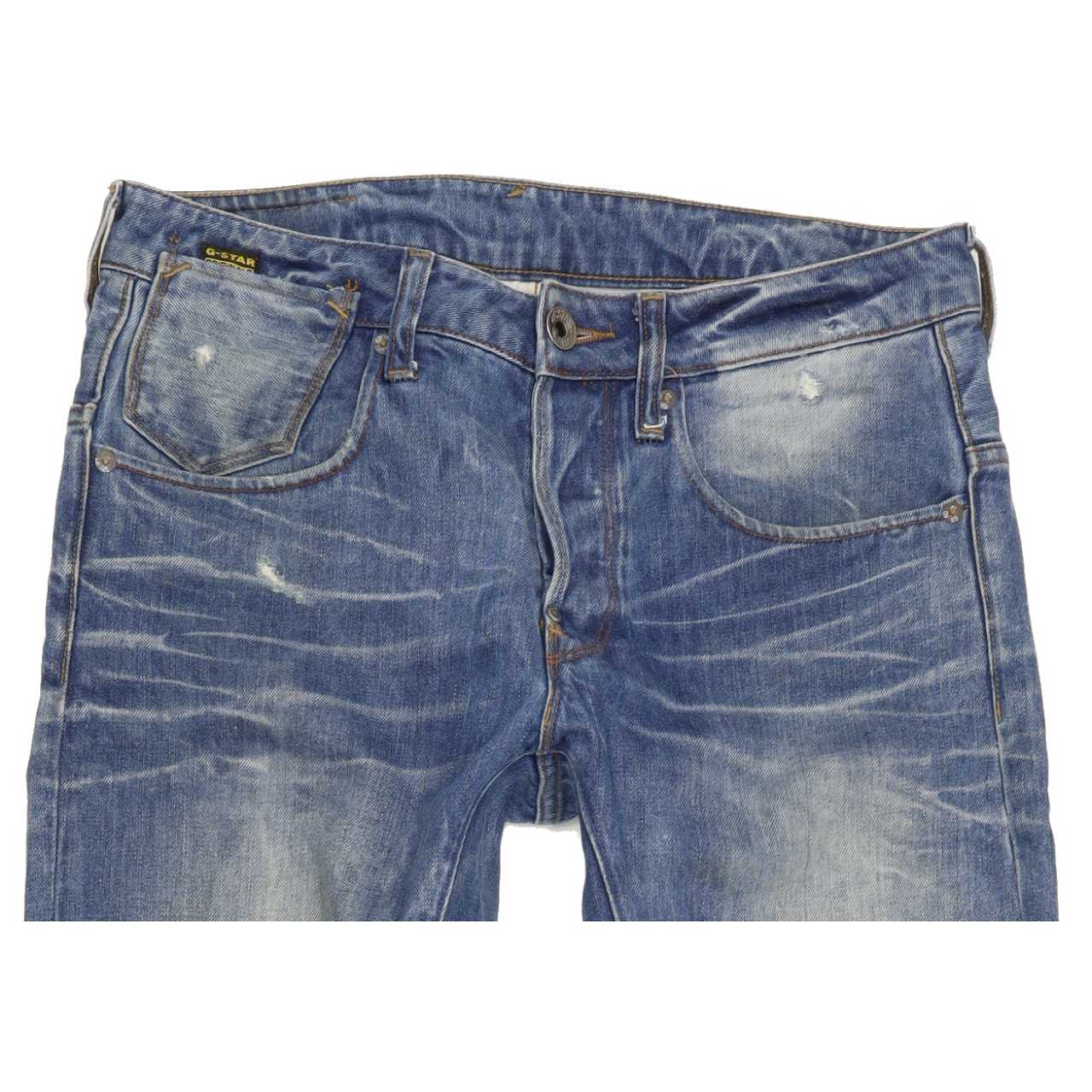 G-Star A Crotch Men Blue Tapered Regular Jeans W29 L32