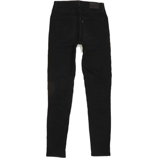 Levi's 721 High Rise Women Black Skinny Stretch Jeans W26 L29