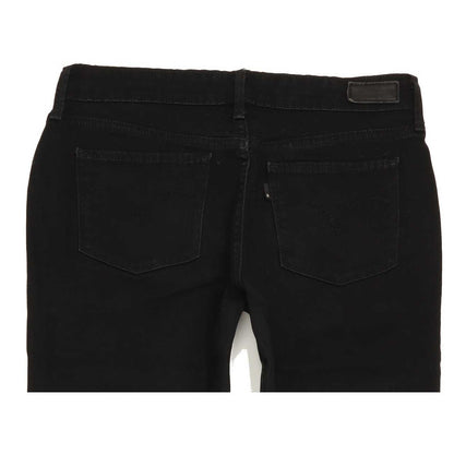 Levi's Slight Curve Women Black Skinny Slim Stretch Jeans W29 L30