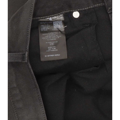 G-Star 3301 Men Grey Straight Slim Stretch Jeans W33 L31