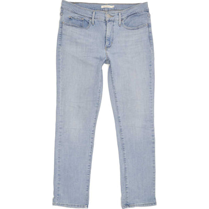 Levi's 312 Shaping Women Blue Straight Slim Stretch Jeans W32 L30