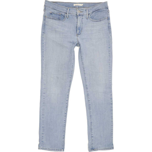 Levi's 312 Shaping Women Blue Straight Slim Stretch Jeans W32 L30
