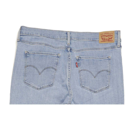 Levi's 312 Shaping Women Blue Straight Slim Stretch Jeans W32 L30