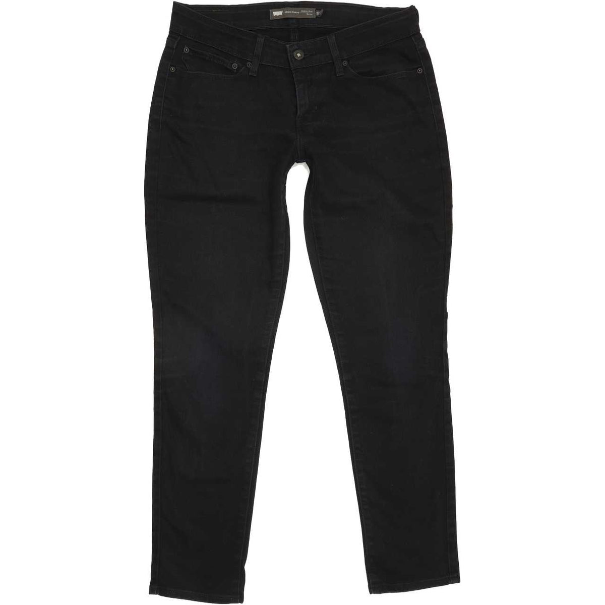 Levi's Demi Curve Women Black Skinny Slim Stretch Jeans W28 L28