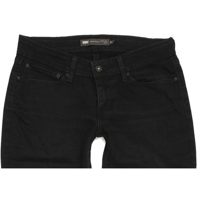 Levi's Demi Curve Women Black Skinny Slim Stretch Jeans W28 L28