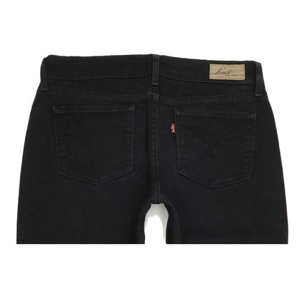 Levi's Demi Curve Women Black Skinny Slim Stretch Jeans W28 L28