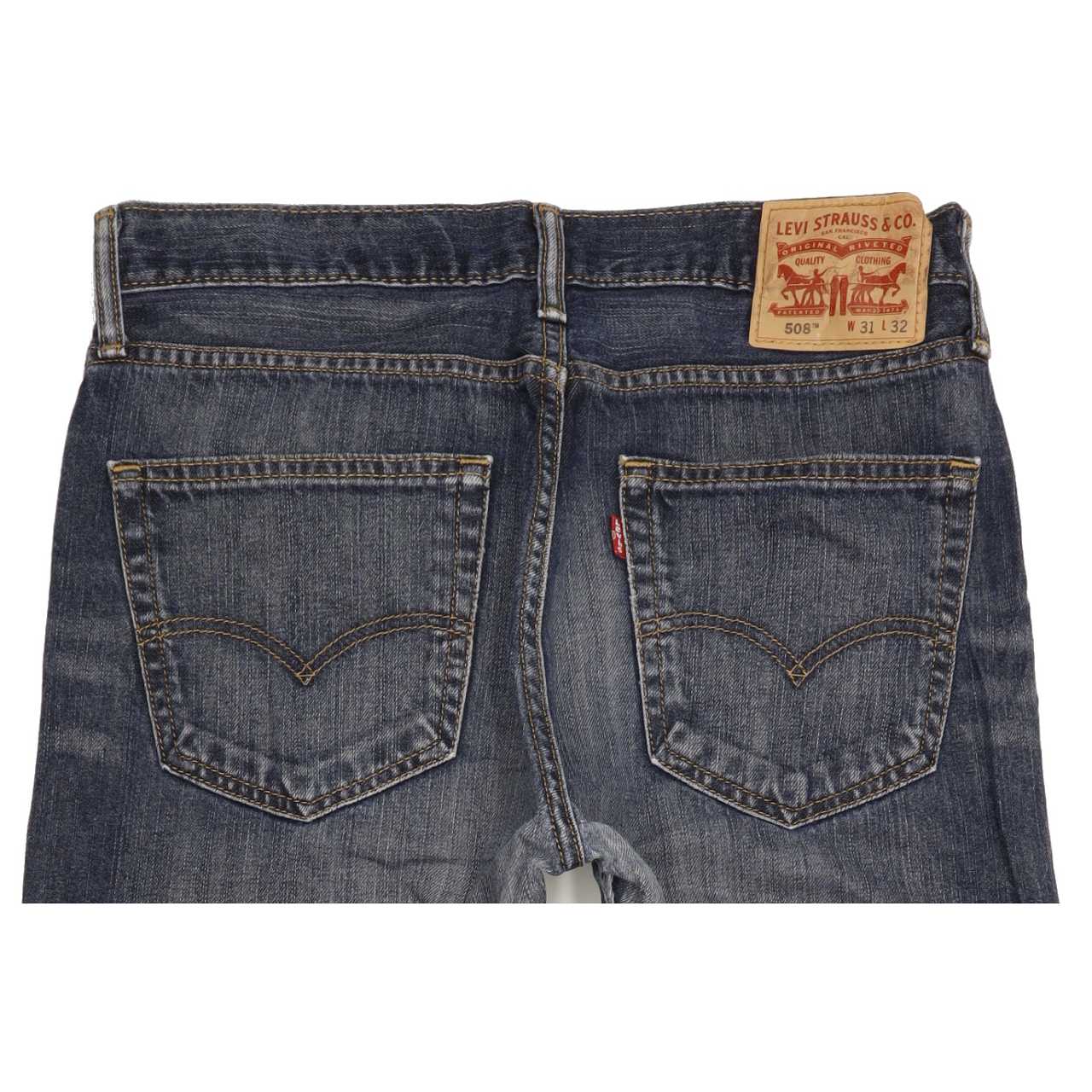 Levi's 508 Men Blue Tapered Slim Jeans W31 L32