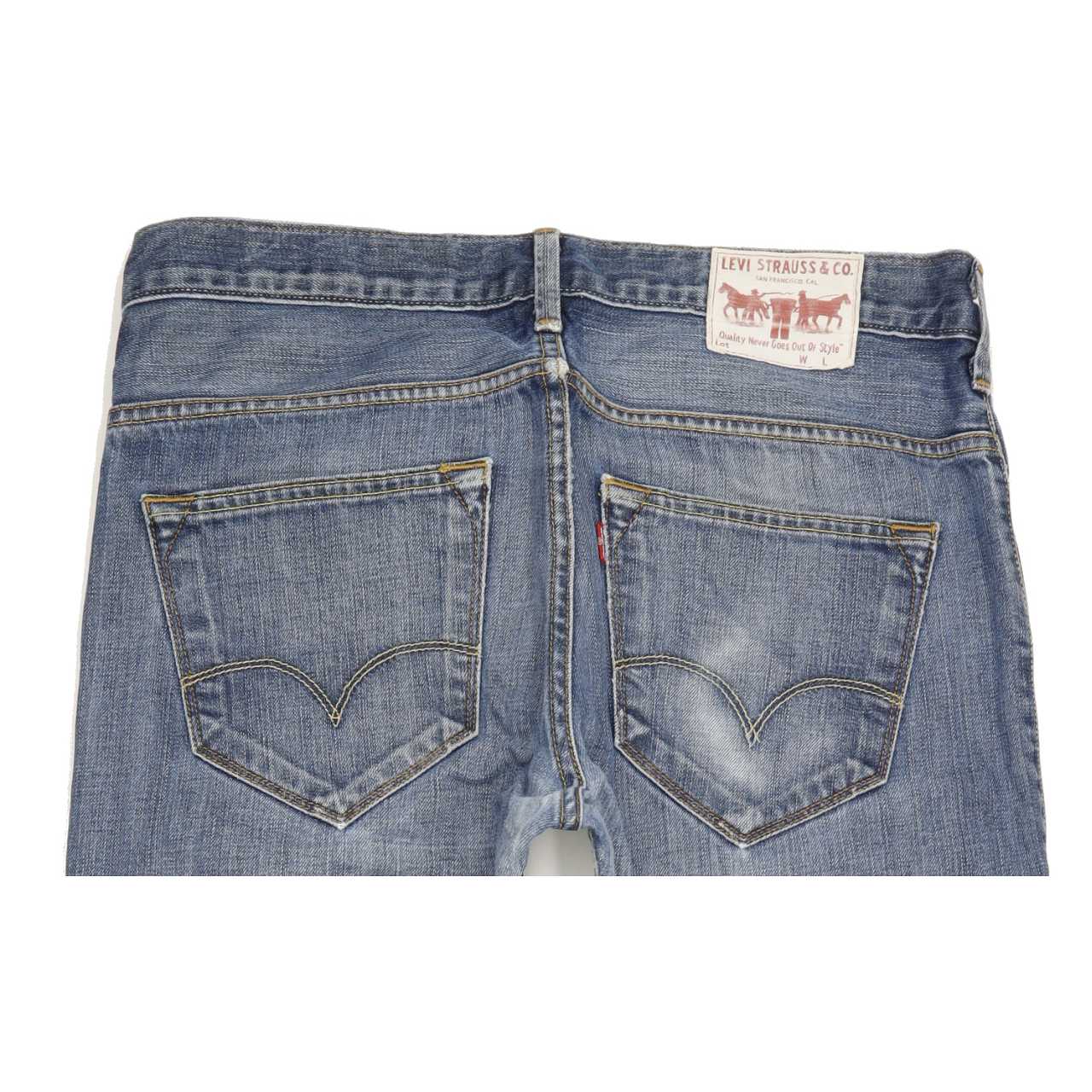 Levi's 506 Men Blue Straight Regular Jeans W34 L31