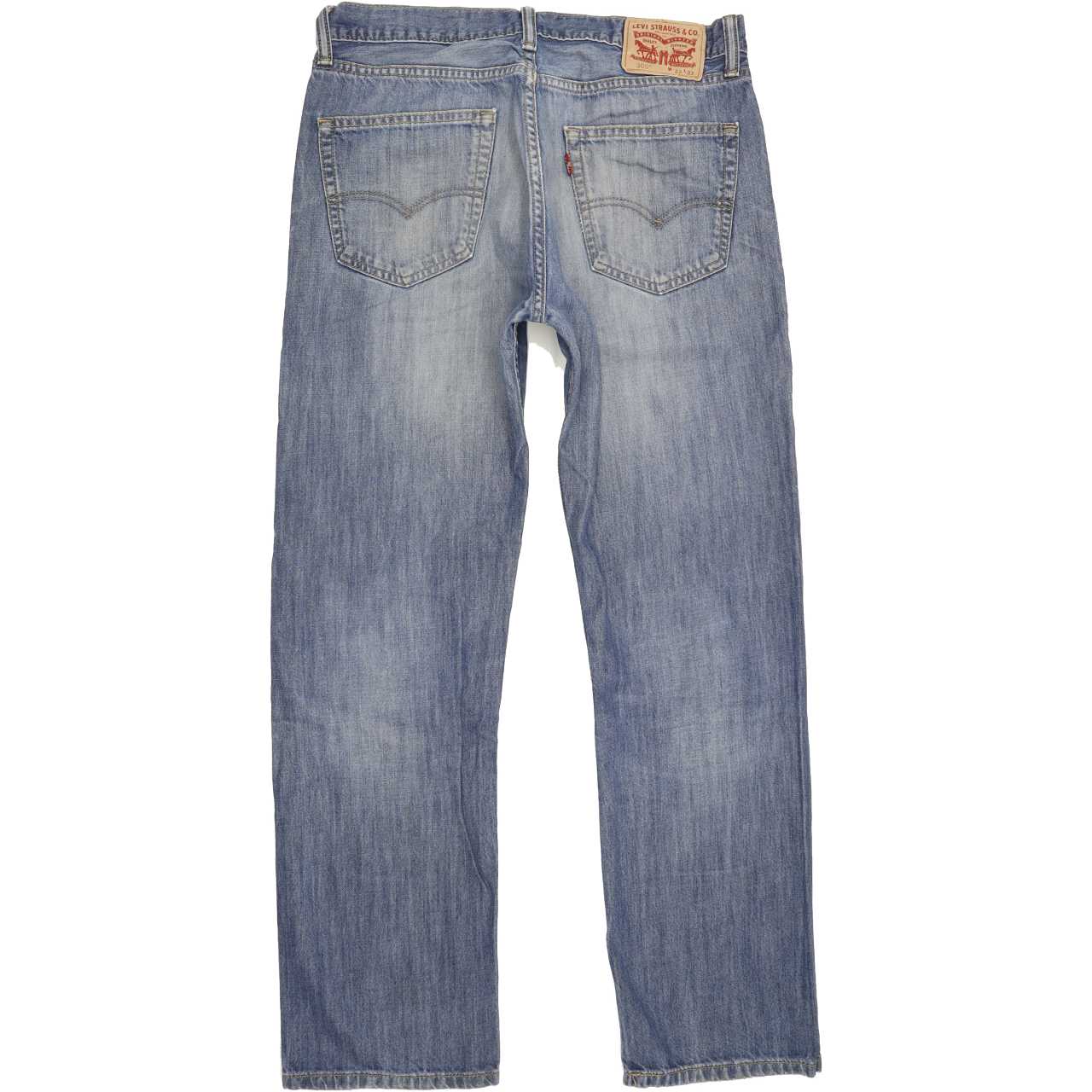 Levi's 505 Men Blue Straight Regular Jeans W33 L31