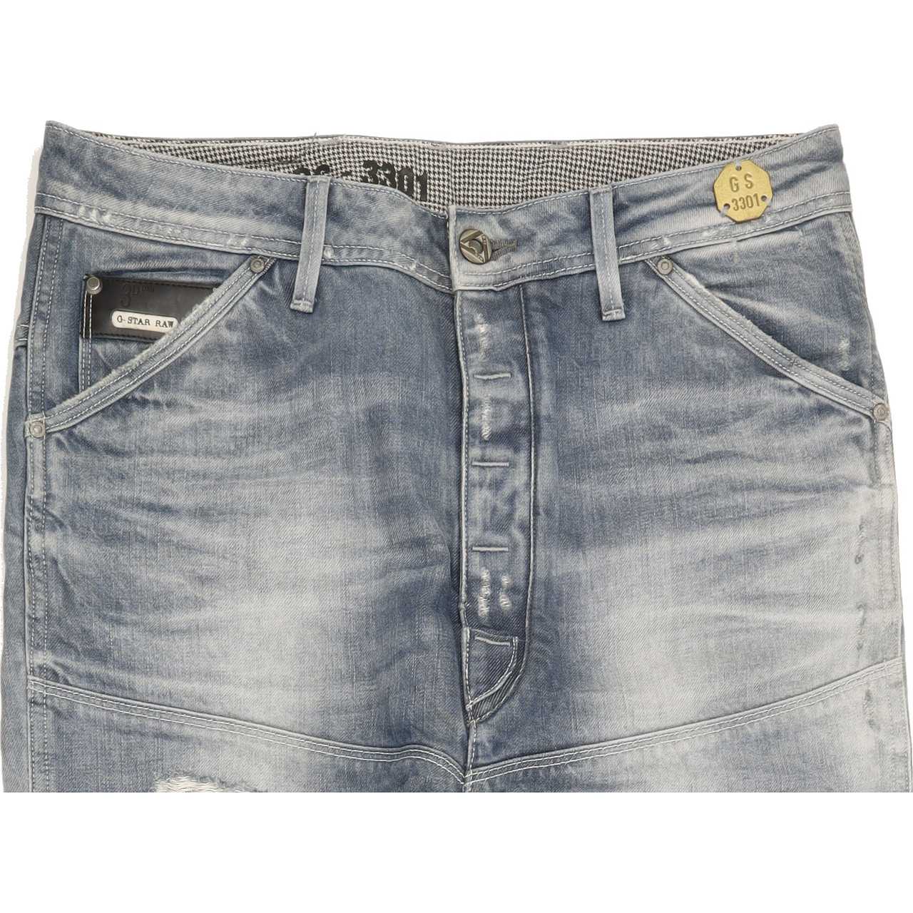 G-Star Dean Blue Tapered Loose Jeans High Waisted W28 L32