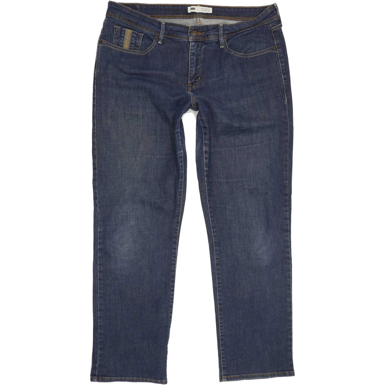 Levi's 512 Shaping Women Blue Straight Slim Jeans W36 L31