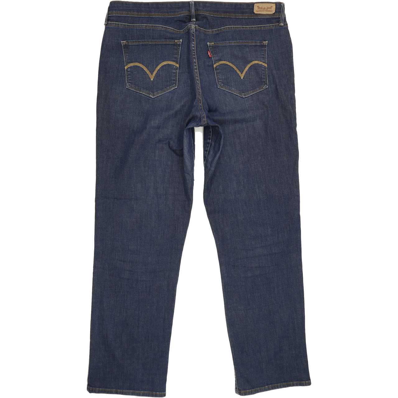 Levi's 512 Shaping Women Blue Straight Slim Jeans W36 L31