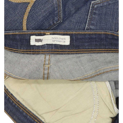 Levi's 512 Shaping Women Blue Straight Slim Jeans W36 L31