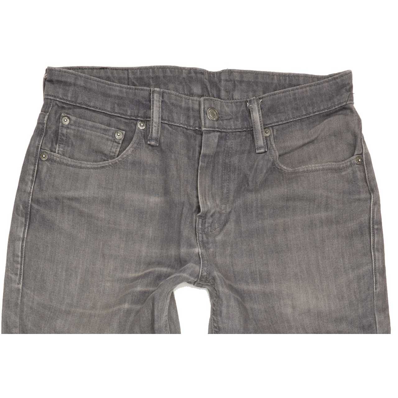 Levi's 511 Men Grey Straight Slim Stretch Jeans W30 L32