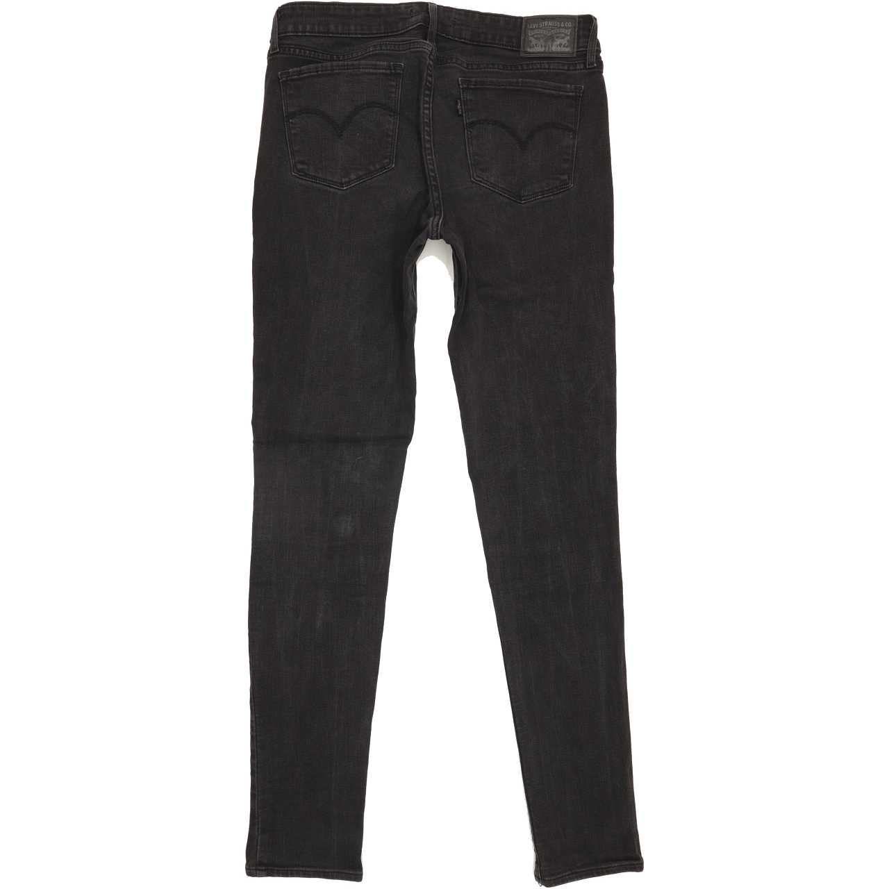 Levi's 711 Women Black Skinny Regular Stretch Jeans W29 L31