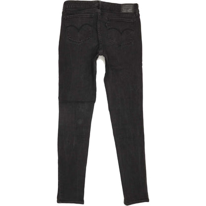 Levi's 711 Women Black Skinny Regular Stretch Jeans W29 L31