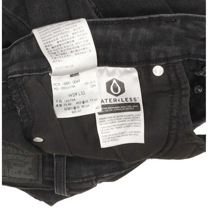 Levi's 711 Women Black Skinny Regular Stretch Jeans W29 L31