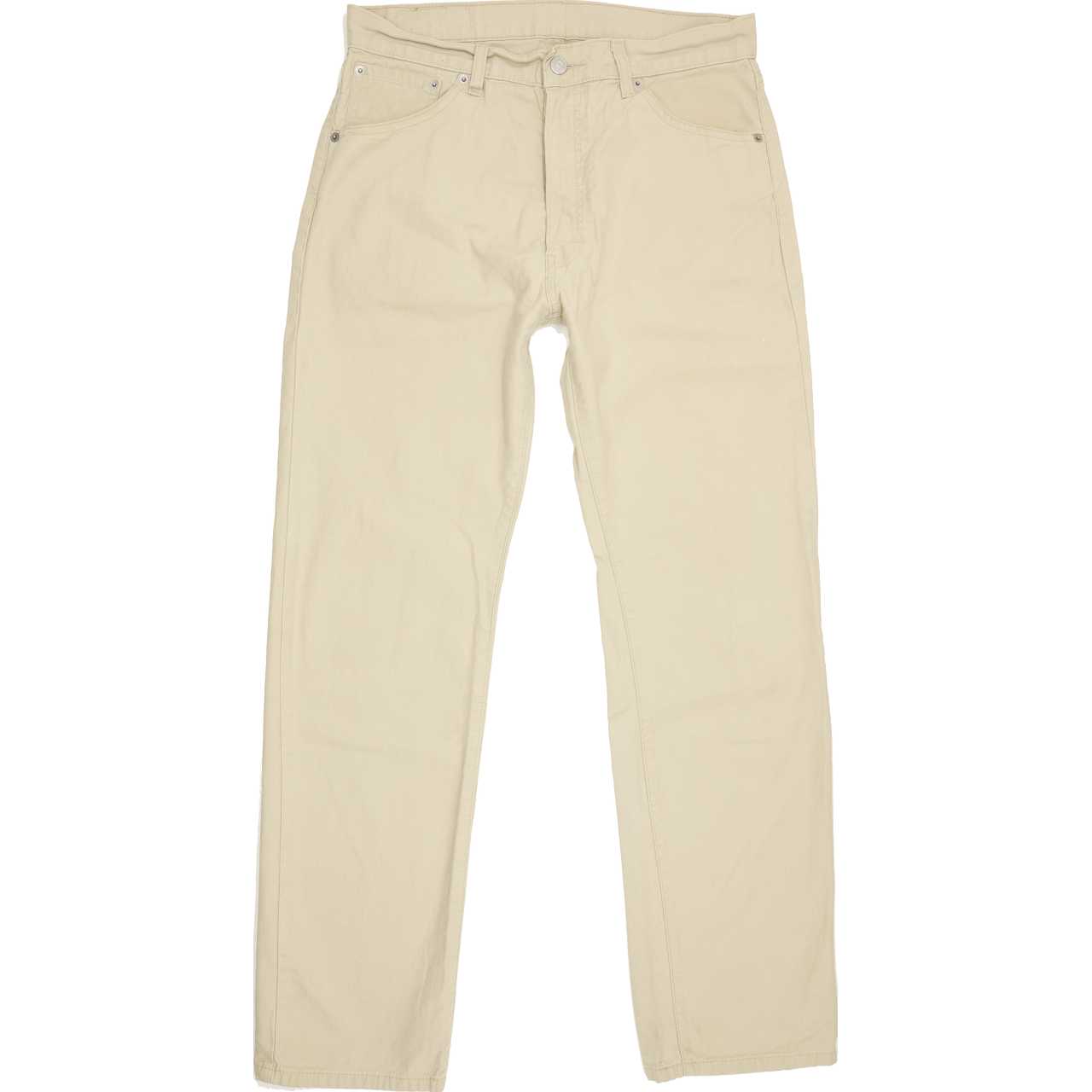 Levi's 551 Men Beige Straight Regular Jeans W33 L31