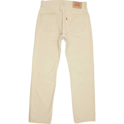 Levi's 551 Men Beige Straight Regular Jeans W33 L31