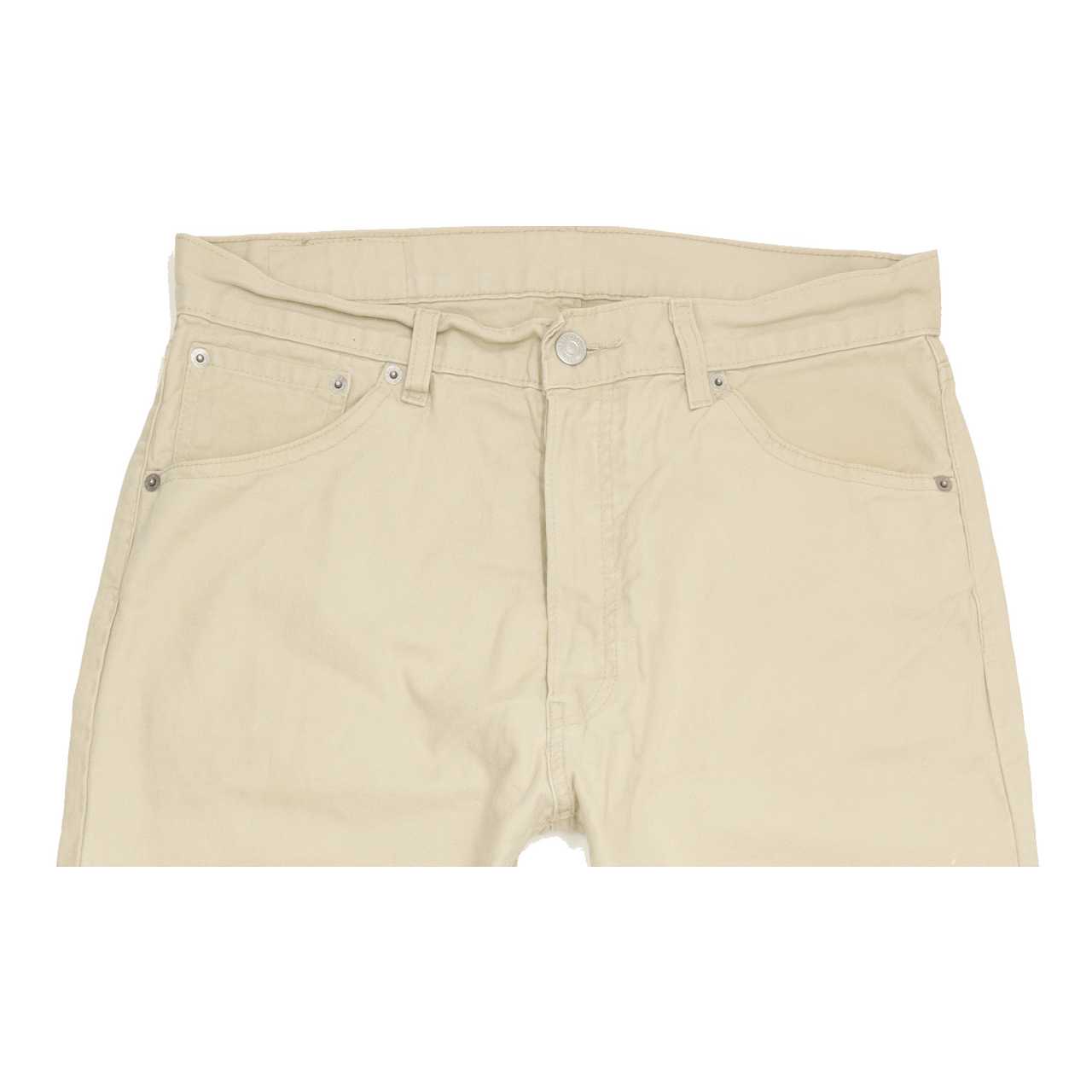 Levi's 551 Men Beige Straight Regular Jeans W33 L31