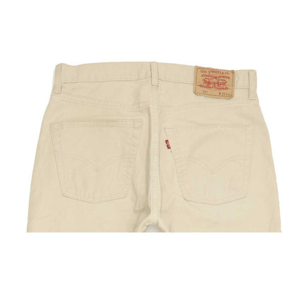 Levi's 551 Men Beige Straight Regular Jeans W33 L31