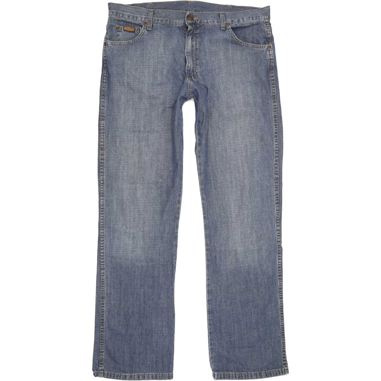 Wrangler Men Blue Straight Regular Jeans W37 L34