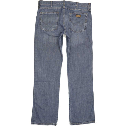 Wrangler Men Blue Straight Regular Jeans W37 L34