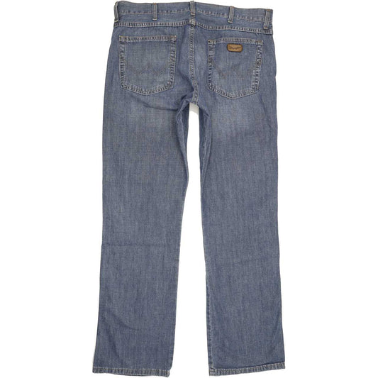 Wrangler Men Blue Straight Regular Jeans W37 L34