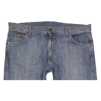 Wrangler Men Blue Straight Regular Jeans W37 L34