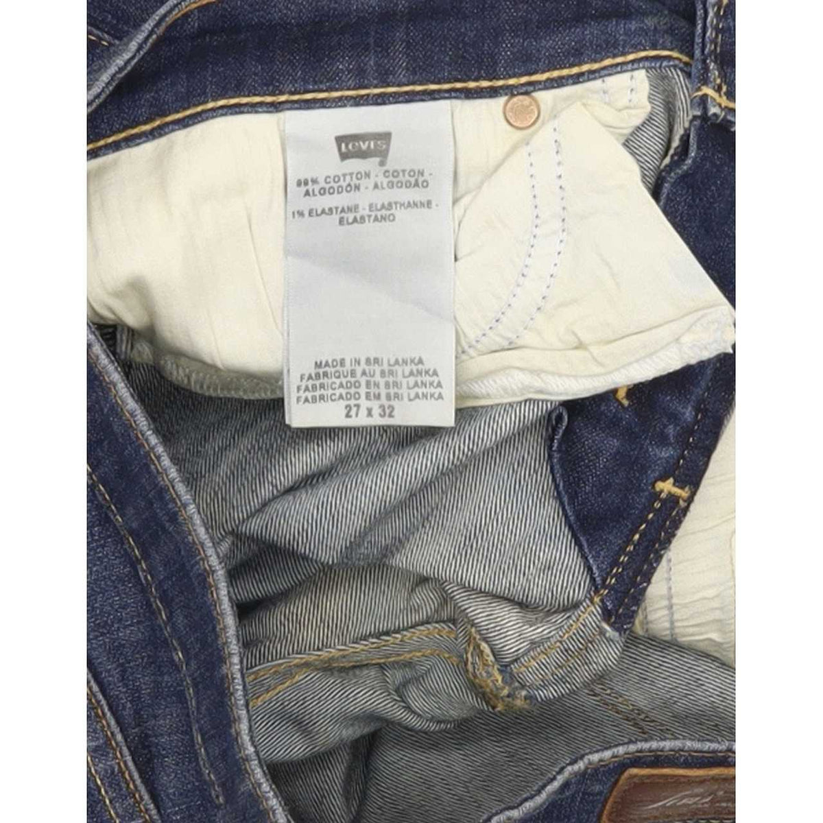 Levi's Demi Curve Women Blue Skinny Slim Stretch Jeans W27 L31