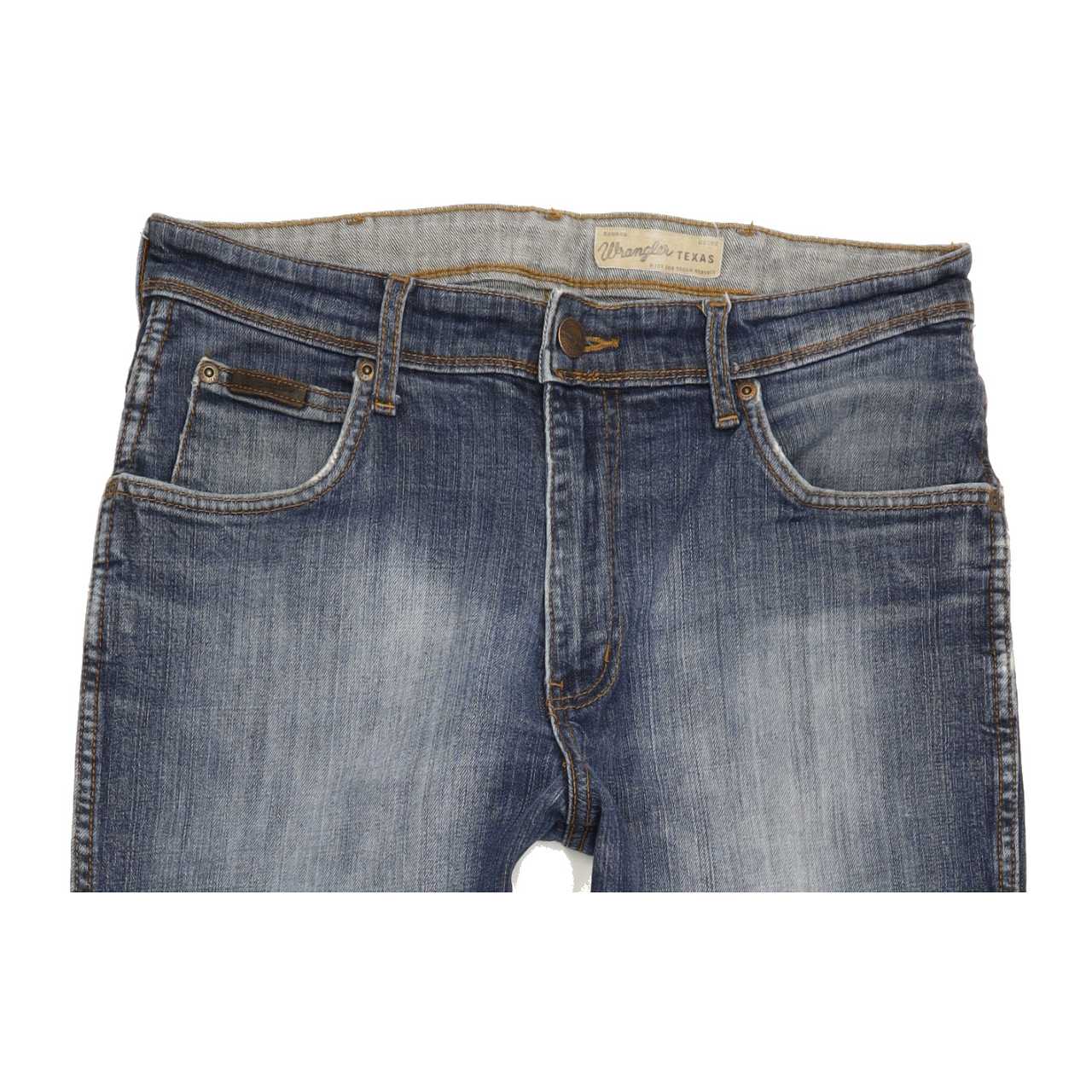 Wrangler Texas Men Blue Straight Regular Jeans W32 L32