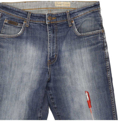 Wrangler Texas Men Blue Straight Regular Jeans W32 L32